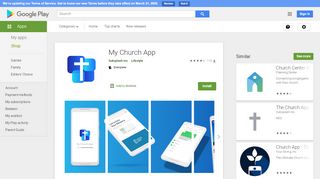 
                            1. My Church App - Apps on Google Play