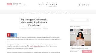 
                            10. My Clickfunnels Membership Site Review + VERY Unhappy Experience