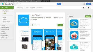 
                            10. My Cloud – Apps no Google Play