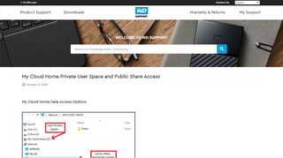 
                            11. My Cloud Home Private User Space and Public Share Access | WD ...