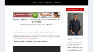 
                            6. My Colombian Cupid Review: Video Review of the Dating Site