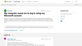 
                            4. My computer wants me to log in using my Microsoft account ...