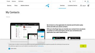 
                            3. My Contacts | Telenor