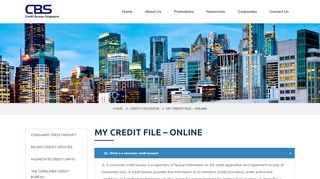
                            4. My Credit File - Credit Bureau Singapore
