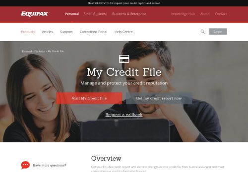 
                            8. My Credit File | Your Equifax Credit Report | Equifax AU