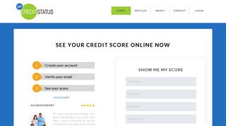 
                            5. My Credit Status - Get Your Credit Score Online