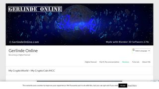 
                            11. My Crypto World – My Crypto Coin MCC - Gerlinde Online