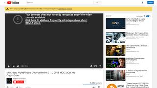
                            6. My Crypto World Update Countdown bis 31 12 2016 MCC MCW My ...