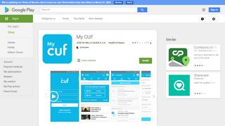 
                            4. My CUF – Apps no Google Play