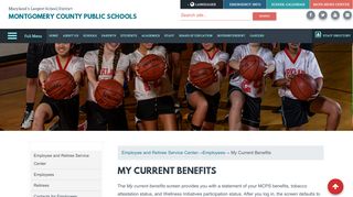 
                            1. My Current Benefits - ERSC - Montgomery County Public Schools