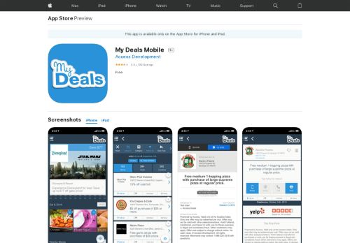 
                            2. My Deals Mobile on the App Store - iTunes - Apple