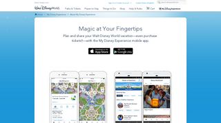 
                            4. My Disney Experience Mobile App | Walt Disney World Resort