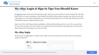 
                            8. My eBay Login & Sign In Tips You Should Know | TMB