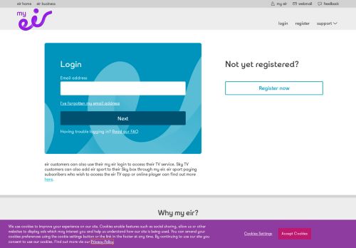 
                            5. my eir | Manage your account, usage and bills