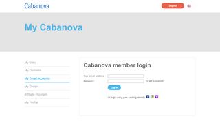 
                            6. My Email Accounts | Website sitebuilder | HTML5 Website | Cabanova