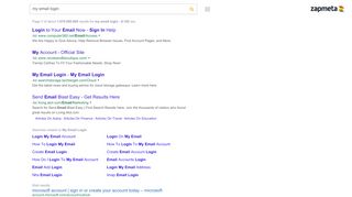 
                            11. My Email Login - ZapMeta Search Results