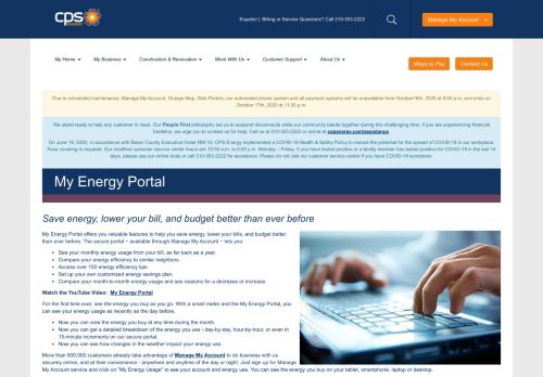 
                            6. My Energy Portal - CPS Energy