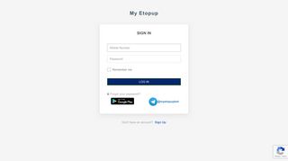 
                            8. My Etopup | Login