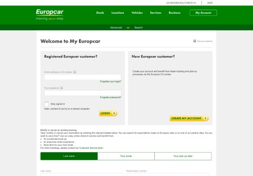 
                            3. My Europcar Privilege - Europcar