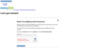 
                            1. My Execulink - /myexeculink/login