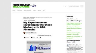 
                            13. My Experience on Investing in the Stock Market with COL Financial ...
