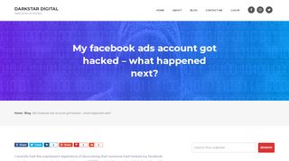 
                            9. My facebook ads account got hacked – what happened ...