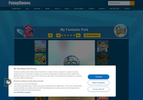 
                            10. My Fantastic Park game - FunnyGames.co.id