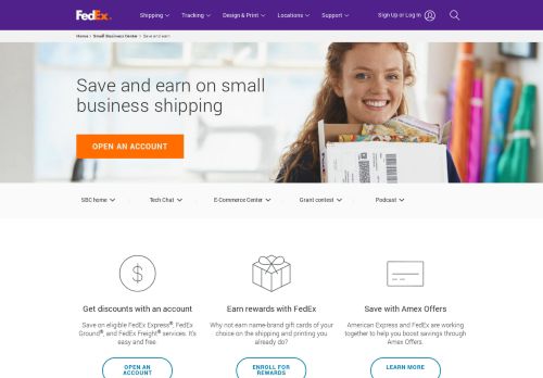 
                            2. My FedEx Rewards - FedEx Small Business Center