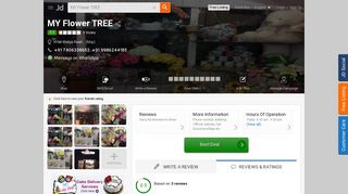 
                            7. MY Flower TREE, Vittal Mallya Road - Florists in Bangalore - Justdial