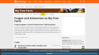 
                            9. My Free Farm: Fragen und Antworten | spieletipps