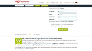
                            3. My Free Farm: Neuer Login-Bonus und die Knuthelm-Reise - Upjers ...