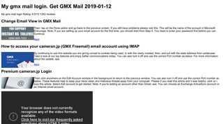 
                            12. My gmx mail login. How to Delete Your GMX Mail Account. 2019-01-12