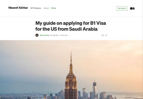 
                            12. My guide on applying for B1 Visa for the US from Saudi Arabia - Medium