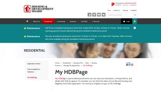 
                            5. My HDBPage - Housing & Development Board (HDB)