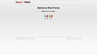 
                            6. MY HOME - BTICINO - Landing Page