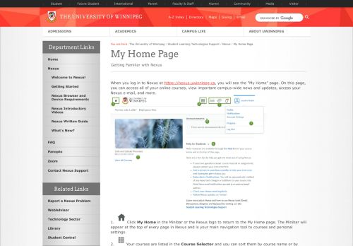 
                            12. My Home Page | Student Learning Technologies Support | The ...
