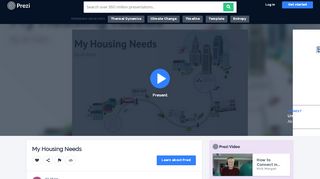 
                            13. My Housing Needs by Ali Klein on Prezi