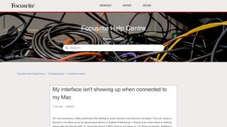 
                            4. My interface isn't showing up when connected to my Mac – Focusrite ...