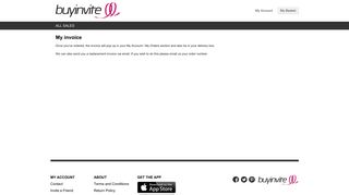 
                            7. My invoice - BUYINVITE.CO.NZ