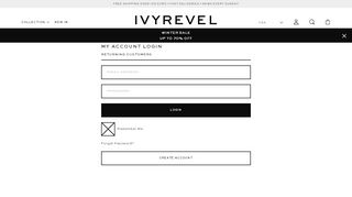 
                            6. My IvyRevel Account Login