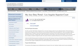 
                            3. My Jury Duty Portal - Los Angeles Superior Court - California Courts