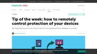 
                            7. My Kaspersky: Set up protection of your devices remotely | Kaspersky ...