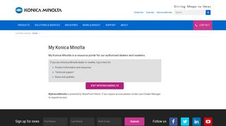 
                            5. My Konica Minolta