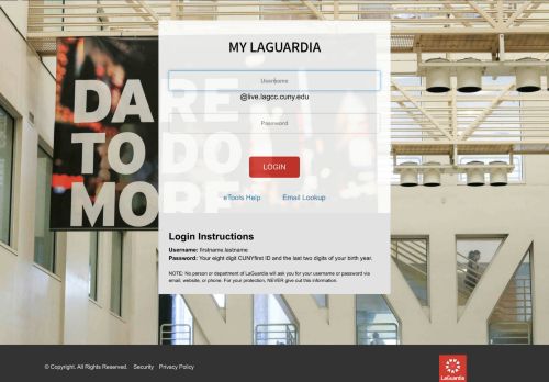 
                            9. My LaGuardia - Student Portal