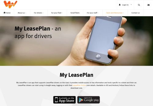 
                            8. My LeasePlan app | LeasePlan