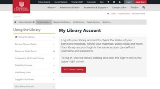 
                            7. My Library Account - Library - Pasadena City College