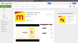 
                            6. My Mahindra Finance - Google Play पर ऐप्लिकेशन