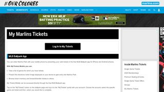 
                            11. My Marlins Tickets | Miami Marlins - MLB.com