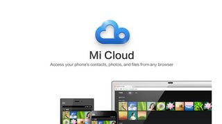 
                            2. My Mi Cloud Services