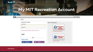 
                            3. My MIT Recreation Account